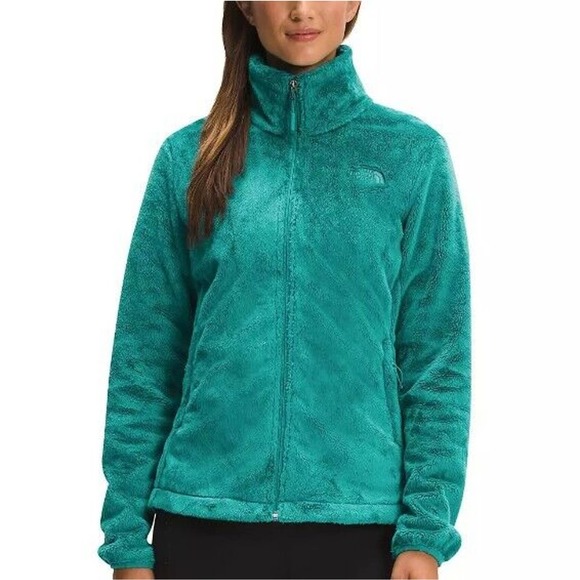 The North Face Full Zip Osito Fleece Jacket Women’s Porcelain Green Small - Picture 8 of 10